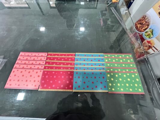 สติ๊กเกอร์ดาว รวมสี แผ่นเล็ก