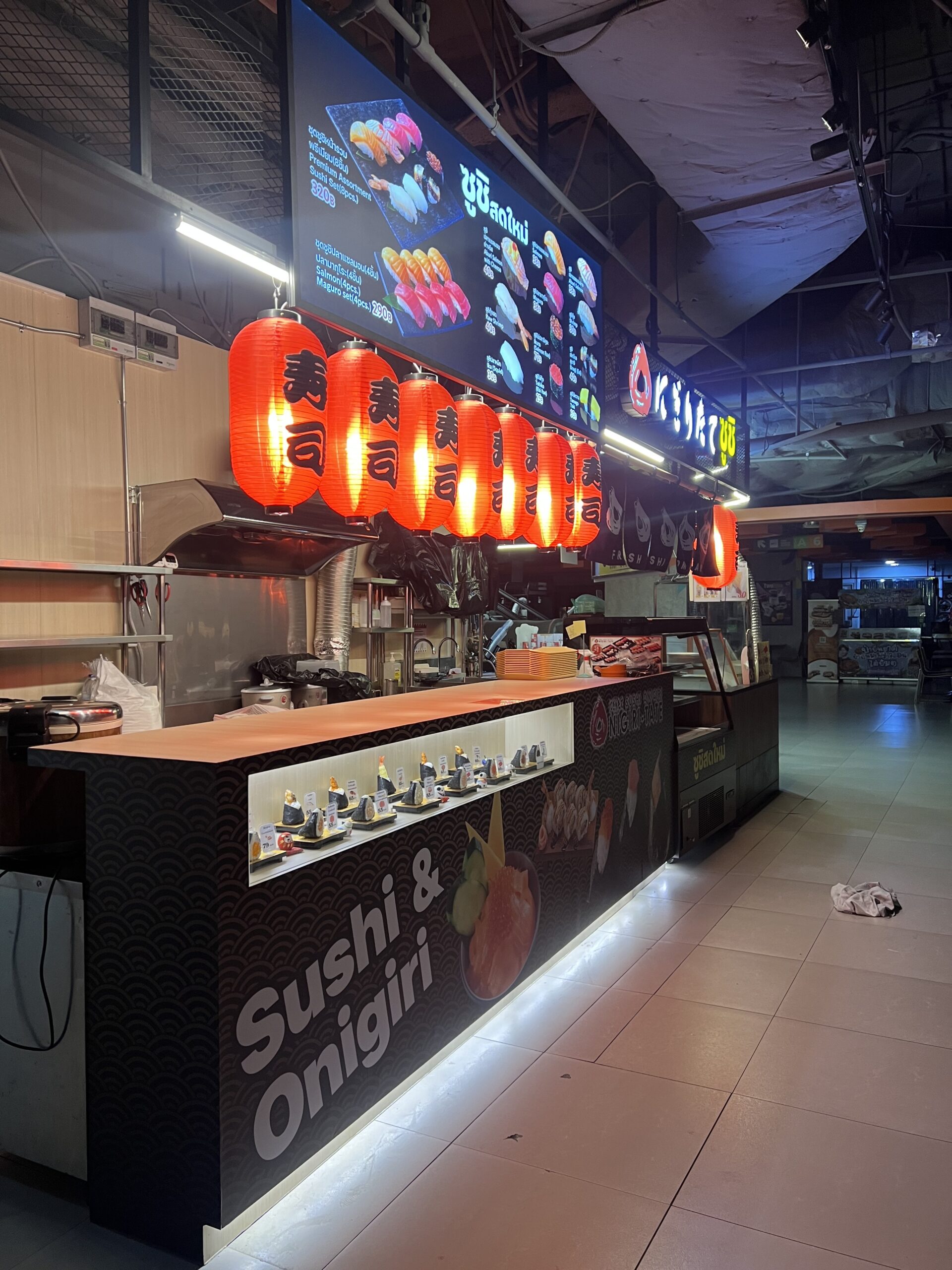 สติ๊กเกอร์ตกแต่งร้านอาหารญี่ปุ่น