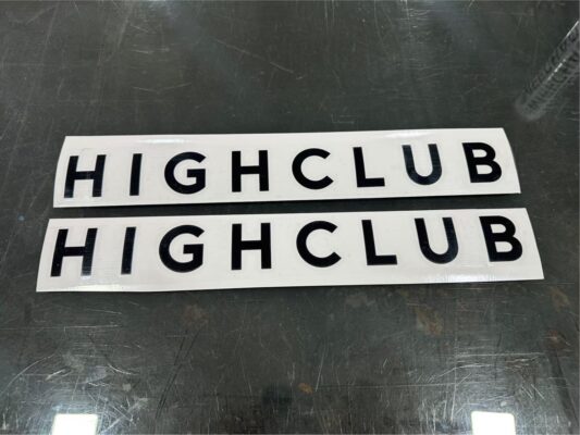 สติ๊กเกอร์ไดคัท highclub